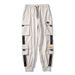 Men's Vintage Washed Cargo Pants – Relaxed Fit Straight-Leg Trousers With Multi-Pockets, Heavyweight Cotton Blend, Streetwear & Casual Style_viptrois.com
