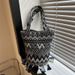 Women's Bucket Bags Stylish And Simple Tassel Ethnic Wind Shoulder Bag Female Leisure Bag Bucket Bag Female_viptrois.com