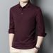 Autumn And Winter New Long Sleeve Wool Blended Shirt Men's Casual Top_viptrois.com