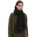 Unisex Shawl shawl with flower scarf in solid color_viptrois.com