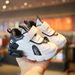 2024 spring and autumn children's sports shoes new boys and girls small white shoes soft bottom baby shoes children's toddler shoes_viptrois.com