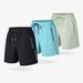 Men's Quick Drying Loose Fitting Sports Casual Shorts European Size Thin Ice Silk Five Point Length Beach Pants_viptrois.com