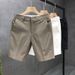 Men's Slim Fit Casual Shorts - Lightweight Breathable Summer Chino Shorts With Straight Leg, Comfortable Stretch Fabric, Multiple Colors & Sizes_viptrois.com