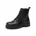 Leather Martin Boots Men's High-top Wind Mid-help Tooling Locomotive Soft Leather Velvet Men's Shoes_viptrois.com