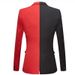 2024 New Casual Splicing Trend Suit, European Size Jacket, Men's_viptrois.com