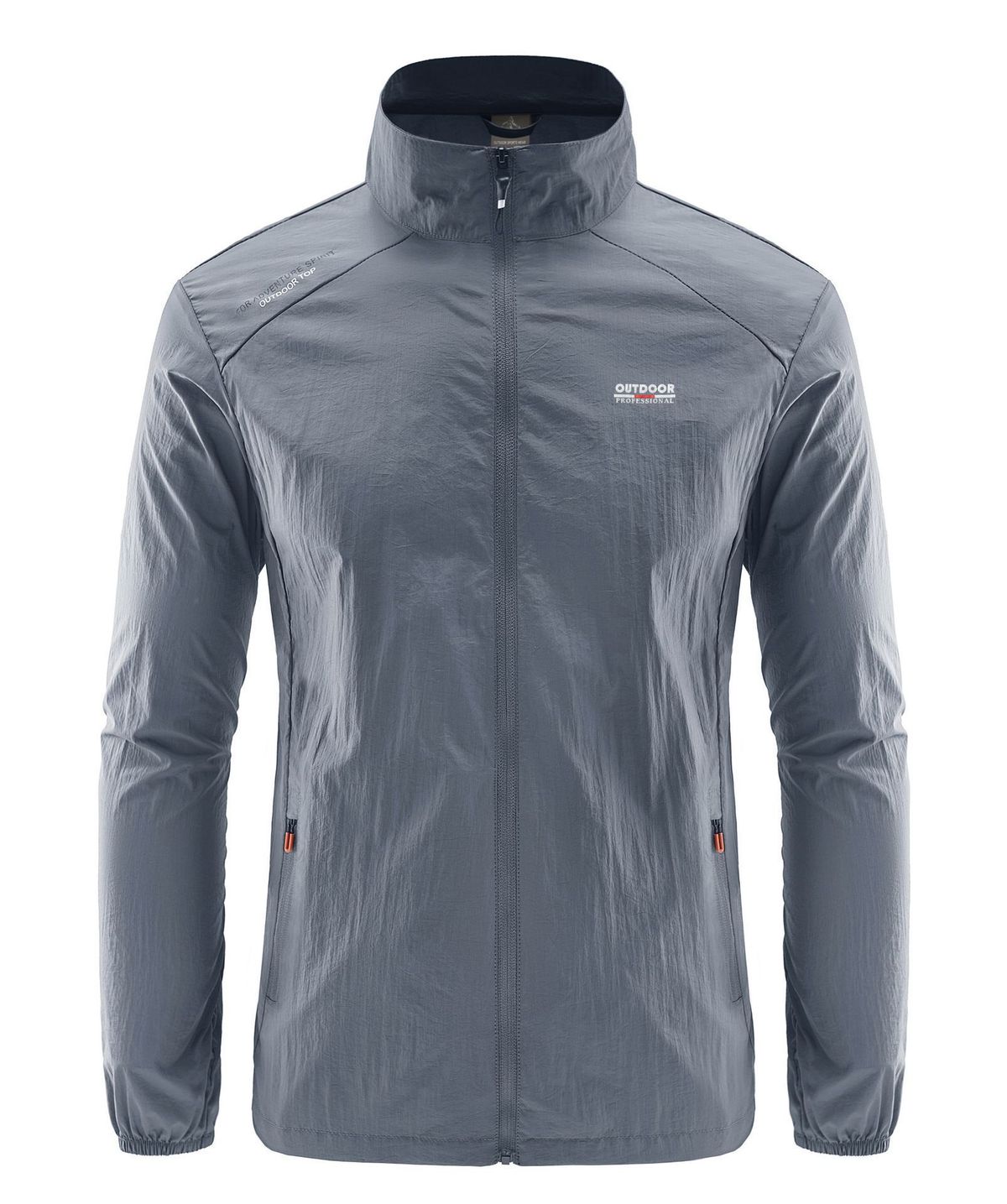 Men's Lightweight Sun Protection Jacket – UPF 40+ Nylon Windbreaker For Summer (7 Sizes, 5 Colors)_viptrois.com