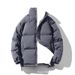 New Autumn/Winter Men's Cotton Korean Edition Trendy Plush Thick Bread Robe Stand Collar Casual Coat For Men_viptrois.com