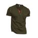 European And American Cross-Border Men's Short Sleeve T-Shirt Summer Youth Sports Casual Quick-Dry Stand Collar_viptrois.com