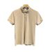 Men's Clothing Wholesale Summer Men's Polo Shirt Short Sleeve Lapel Knitted Sweater Slim Fit Korean Style Top Striped Casual All Match T Shirt_viptrois.com