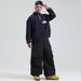 Unisex Waterproof Snow Pants For Skiing & Outdoor Activities – Windproof, Breathable, Wide Leg Design – Black, Beige, Gray, Khaki, Army Green_viptrois.com