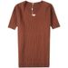 Slim Fit V-Neck Knit Tee – Breathable Summer Cable Stitch Shirt For Men (Beige, White, Black, Coffee)_viptrois.com