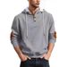 Cross-Border European And American New Men's Jacquard Hooded Pullover Long Sleeve Top Fashion Casual Sports Loose_viptrois.com