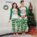 Christmas Santa hat alphabet Christmas family suit printed homewear sleep_viptrois.com