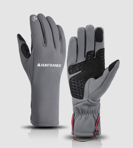 Unisex Winter warm gloves plus fleece sports outdoor touch screen ski gloves microfiber wear-resistant windproof waterproof riding gloves_viptrois.com