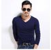 Men's Clothing Spring And Autumn Long Sleeved T Shirt Men's Tops Thin Casual Solid Color Autumn New Men's Bottoming Clothes_viptrois.com
