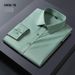 Men's Clothing Breathable Bamboo Fiber Long Sleeve Shirt - Stretch Comfort, Wrinkle-Free, Business Casual & Interview Ready (Multiple Colors & Sizes)_viptrois.com