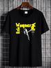 Eric Wagner Trouble T-shirt VTG Balck Short Sleeve All Sizes YY853 Homme Top For Everyday Wear Graphic Breathable Versatile Fashion Stylish_viptrois.com