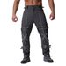 Man's clothing Fashion men's young men personality zipper decorated large size casual pants_viptrois.com