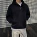 Pure Heavyweight American Style Trendy Brand Unisex Autumn Winter Stiff Jacket Boxy Niche High-End Feel Hoodie Top_viptrois.com