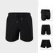 Men's Double Layer Swimming Trunks Beach Pants Men's Loose Sports Quick-Drying Fitness Pants Clothing Shorts_viptrois.com