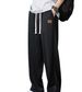 Men's Clothing Ice Silk Drape Summer Thin Wide Leg Pants Men's Loose Straight Leg Drape Trousers Casual Trousers Mopping Quick Drying Pants_viptrois.com