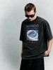 Vintage Washed "MOMENT Enjoy Every Moment" Smiley Graphic 230g Cotton T-Shirt Men's Casual Streetwear Tee_viptrois.com