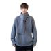 Detachable Scarf Sweater Men's Autumn And Winter New Warm Loose Knit Sweater Top_viptrois.com