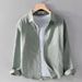2026 Casual Long Sleeve For Men Spring Summer New Japanese Style Men's Trendy White Shirt Cotton Linen Jacket_viptrois.com