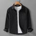 Men's Simple And Versatile Long Sleeved Shirt, Loose, Comfortable, Breathable, Fresh, Thin Casual Shirt_viptrois.com