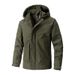 Men's Spring And Autumn Outdoor Casual Hooded Windbreaker, Mountaineering Suit, Outerwear, Workwear_viptrois.com