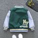 Mother&Kids Boys' Coat Kids' Cartoon jacket Top Big Kids' stylish baseball uniform_viptrois.com