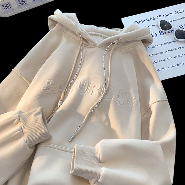 Hooded Sweatshirt Men's Winter Fashion Brand Casual Loose Warm Jacket_viptrois.com