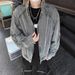 Men's Clothing Short Denim Jacket For Men, High End And Handsome Hairstylist, Trendy Brand Design, Tassel Raw Edge Fashion Jacket_viptrois.com