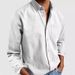 Men's Clothing Men's Retro Long Sleeve Shirt Solid Color Lapel Style Men's Clothing For Formal & Casual For Men_viptrois.com