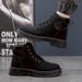 European Warm Series 2025 New Autumn Men's Classic Fashion Wear-resistant Waterproof High-top Martin Soft Sole Workwear Non-slip Yellow Boots_viptrois.com