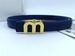 European and American New Fashion Women's Belt Personalized Letter M Buckle Versatile Korean Fashion Decorative Jeans Belt_viptrois.com