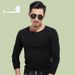 Men's Clothing Spring And Autumn Long Sleeved T Shirt Men's Tops Thin Casual Solid Color Autumn New Men's Bottoming Clothes_viptrois.com