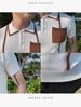 Men's Summer Knitted Contrast Color Lapel Polo Shirt Short Sleeve Breathable Ice Silk Cotton Blend Fashion Trend T-Shirt_viptrois.com