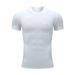 Men's Sports Tights Fitness Wear Breathable High-Elastic Short-Sleeved T-Shirt Quick Dry Spandex For All Seasons_viptrois.com
