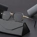 Men's Sunglasses New Fashion Glasses Leisure Cool Travel Driving Sunglasses Advanced Square Anti Ultraviolet Sunglasses_viptrois.com