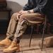 Men's Casual Jogger Pants Striped Design Elastic Cuffs Comfortable Workwear Trousers for Spring Autumn Multiple Colors Sizes_viptrois.com
