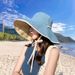 2025 New Spring Summer Wide Brim Fisherman Women's Fashion Outdoor Sun Hat_viptrois.com