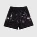 Men's Muscular Fitness Sports Shorts Breathable Loose Fit 3D Printed Mesh Above Knee Style_viptrois.com