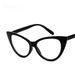Women's Eyeglasses New Retro Cat Eye Glasses Frame Fashion Frame Glasses Can Be Matched With Myopia College Style Flat Glasses_viptrois.com
