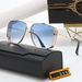 Men's Sunglasses New Fashion Retro Metal Double Beam Polygon Sunglasses Trendy Gradient Mesh Side Visor Sunglasses_viptrois.com