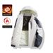 Hooded Couple Jacket Jacket Fleece Thickened Contrasting Color Splicing Mountaineering Suit Sports And Leisure_viptrois.com