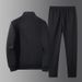 Men's Clothing Spring And Autumn Loose Two Piece Suits Dad's Spring Casual Running Sportswear_viptrois.com