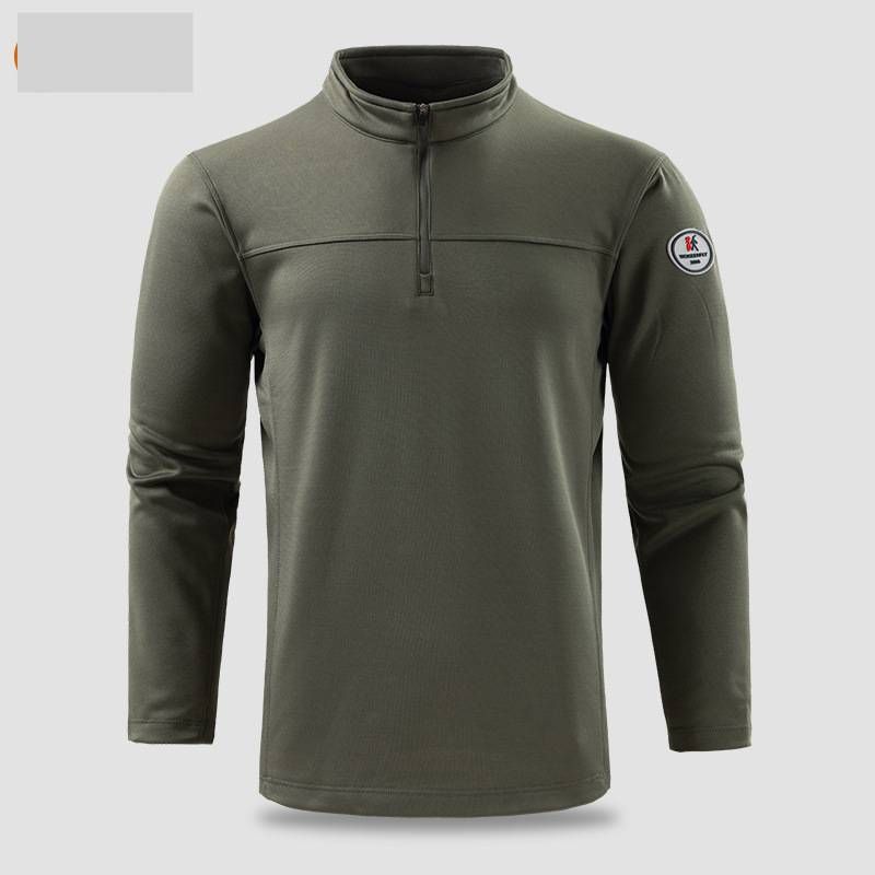 Men's & Women's Thermal Long Sleeve T-Shirt – Fleece-Lined Winter Base Layer, Stretchable & Breathable For Workwear & Activewear_viptrois.com