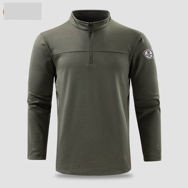 Men's & Women's Thermal Long Sleeve T-Shirt – Fleece-Lined Winter Base Layer, Stretchable & Breathable For Workwear & Activewear_viptrois.com