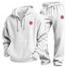 Hip-Hop Style Hooded Zip-Up Sweatshirt With Letter Patchwork, Unisex Streetwear Hoodie, Oversized Fit For Men & Women_viptrois.com